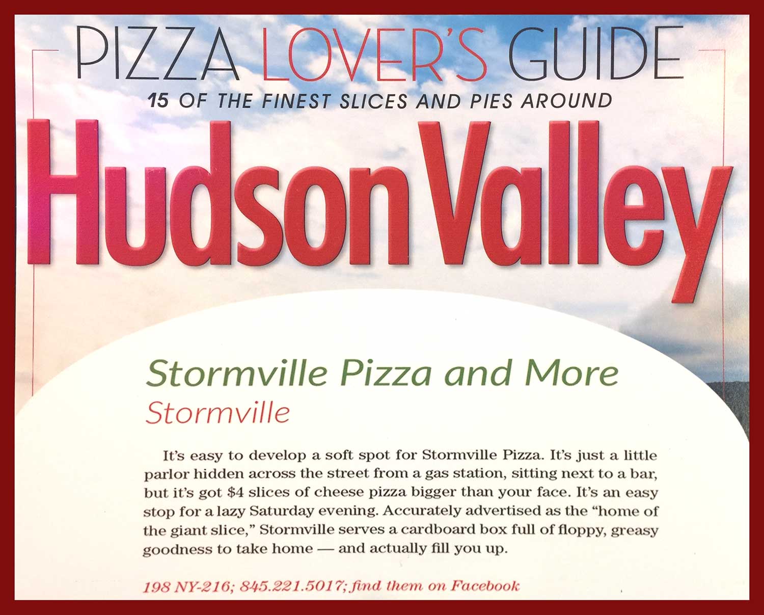 The Hudson Valley Pizza Lover’s Guide